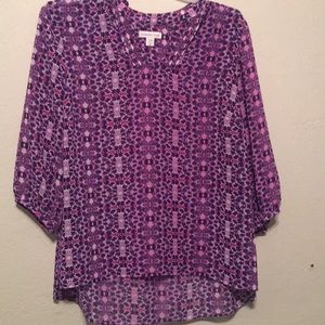 🔴 Cold water Creek purple blouse 5 for $25